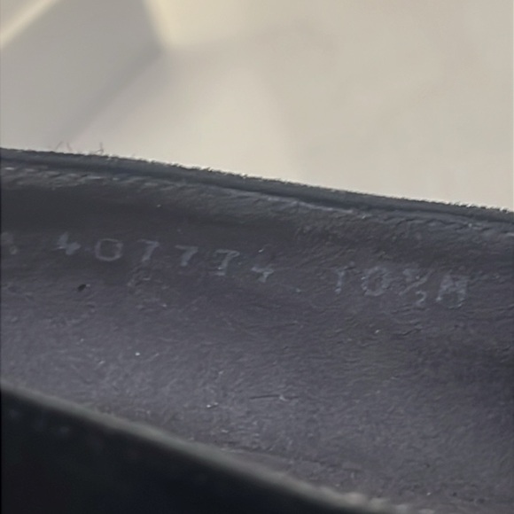 Stuart Weitzman Black Velvet Loafers size 10.5 - Picture 10 of 14
